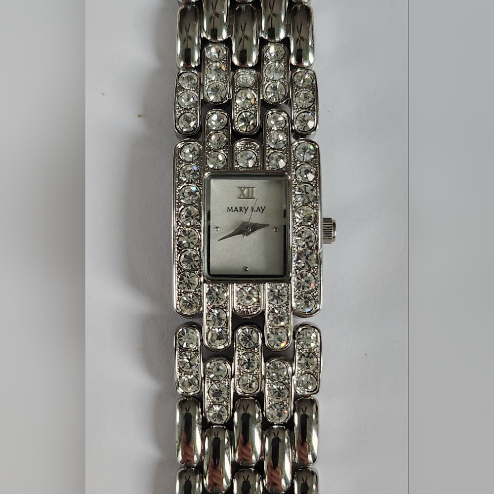 Mary Kay Stainless Steel Watch with Bling